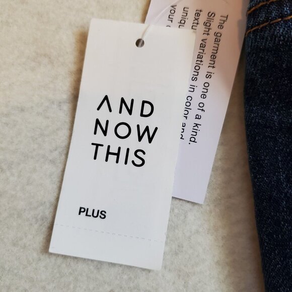 And Now This Denim Shorts NWT Size 22 - Picture 7 of 10